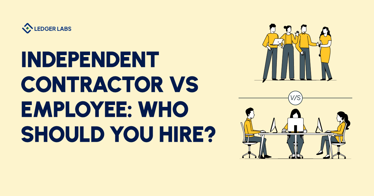 Independent Contractor vs Employee