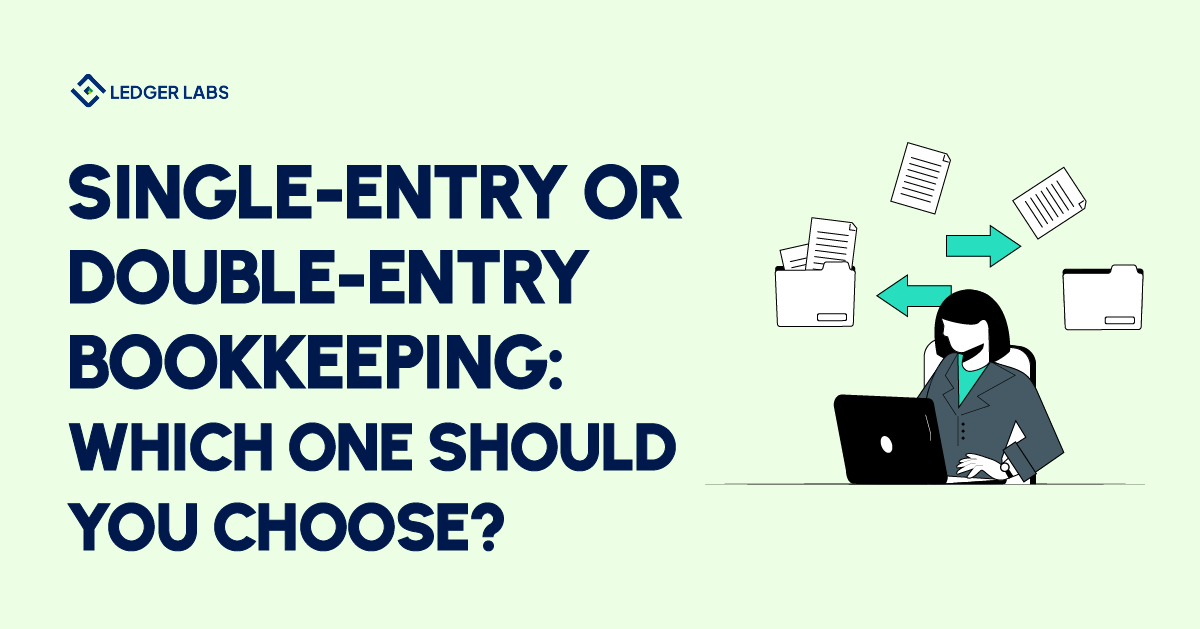 Single Entry vs Double Entry bookkeeping