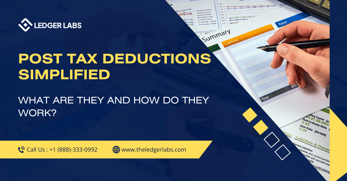 Post tax deductions simplified