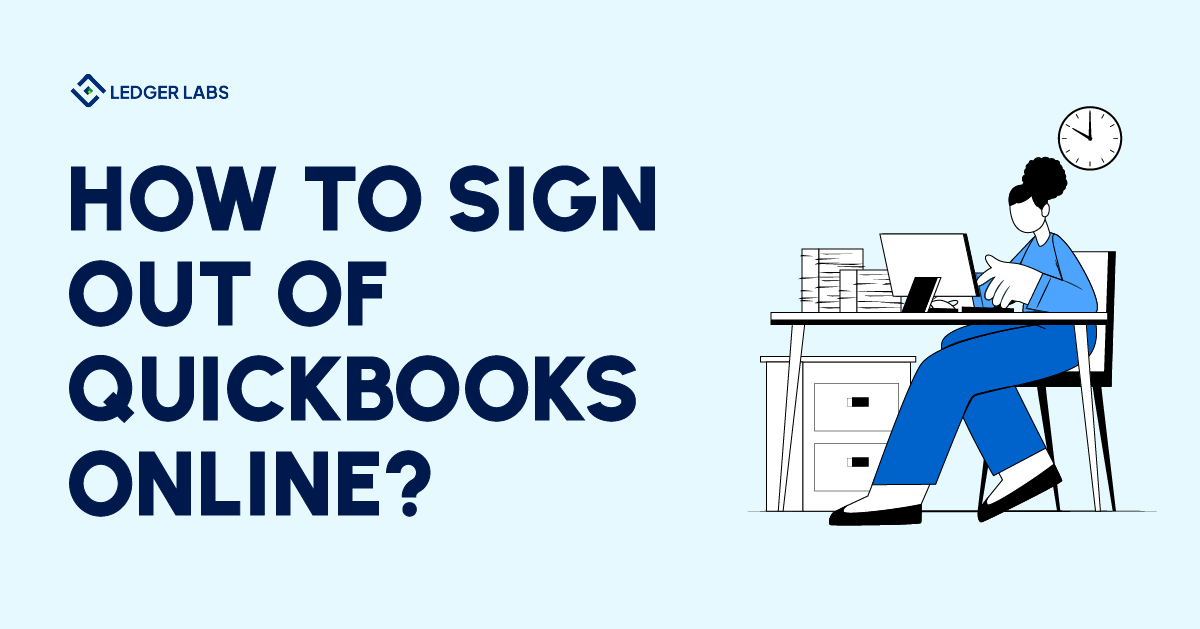 How to log out of quickbooks online