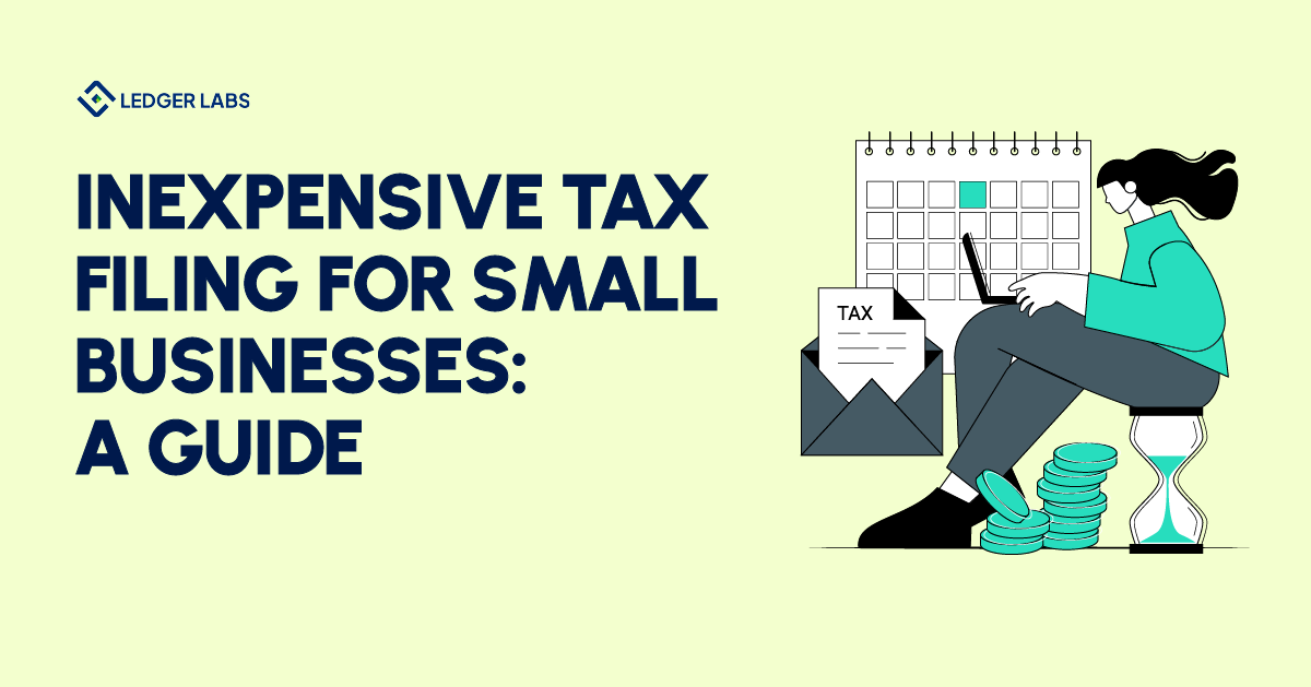 Inexpensive tax filing for businesses