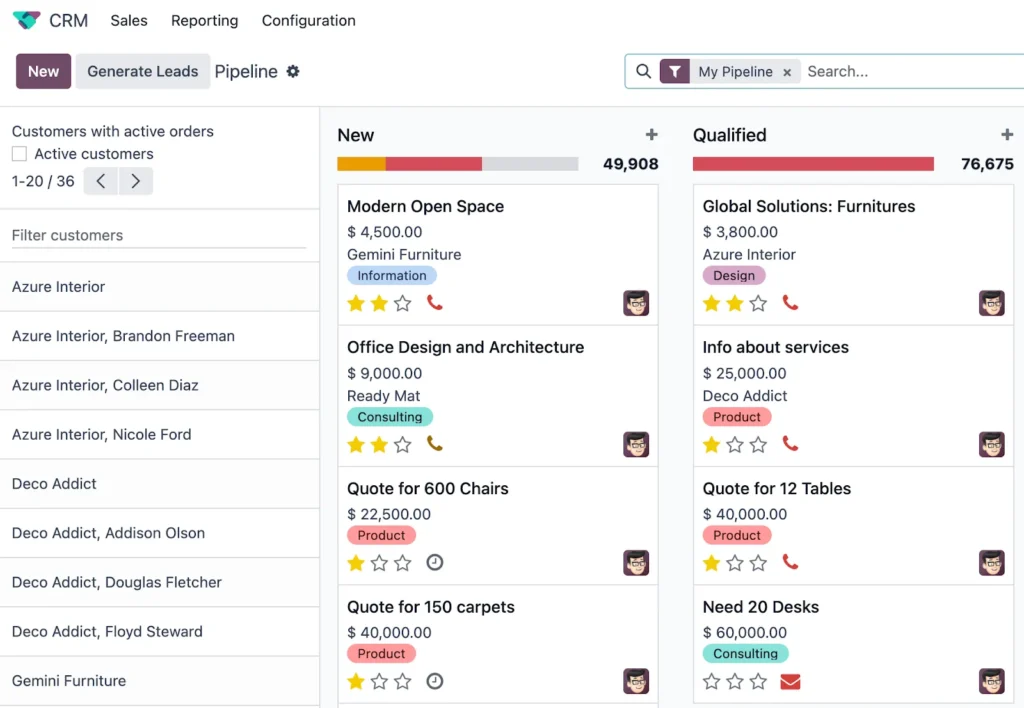 Microsoft Dynamics Accounting Services 3 Acumatica vs odoo