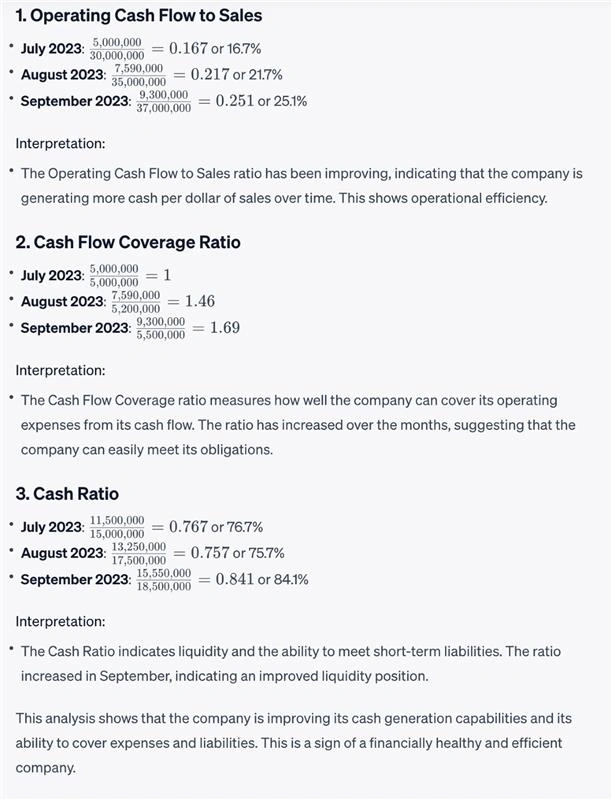 CashFlow Statements