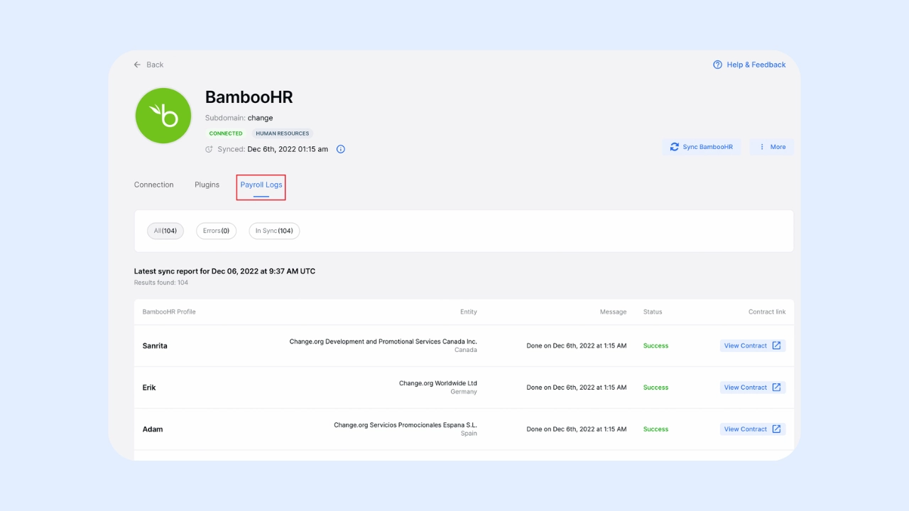 Odoo Payroll Features