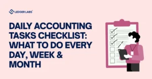 Daily Accounting Tasks Checklist
