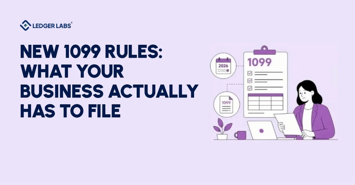 New 1099 Rules- What Your Business Actually Has to File