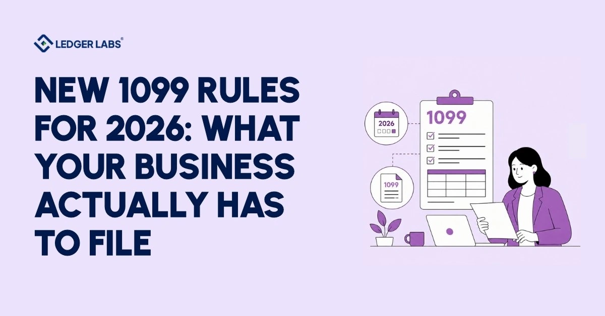 New 1099 Rules for 2026 What Your Business Actually Has to File